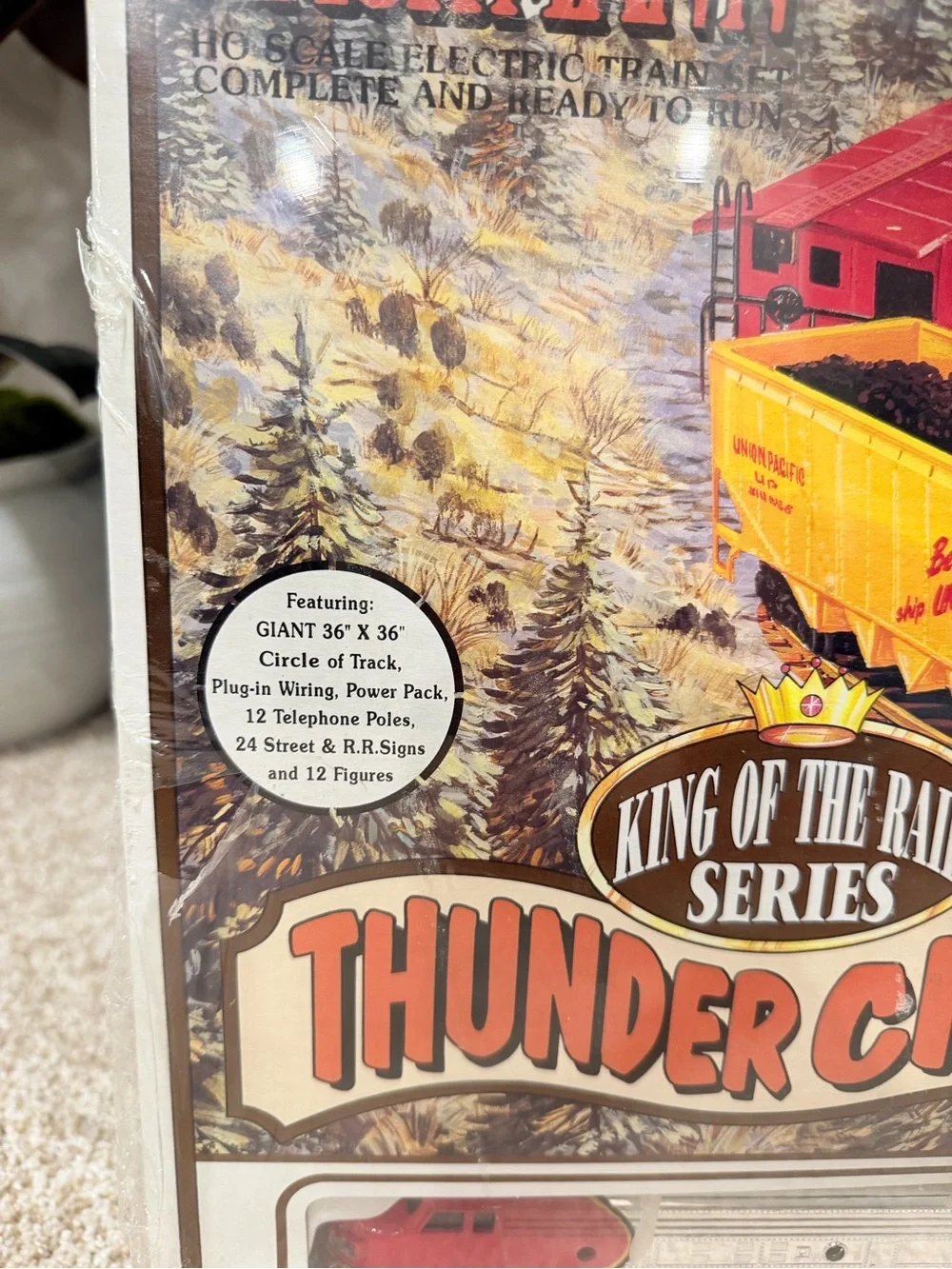 Vintage Bachmann HO Scale Thunder Chief Electric Train Set New King Of The Rail